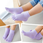 Barely™ - Barefoot Five Toe Socks 4-Pack