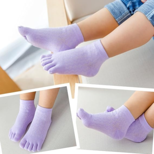 Barely™ - Barefoot Five Toe Socks 4-Pack